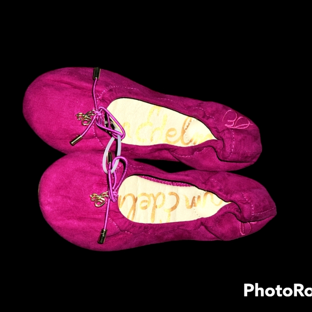Girls sz 2 Hot Pink ballet style flat